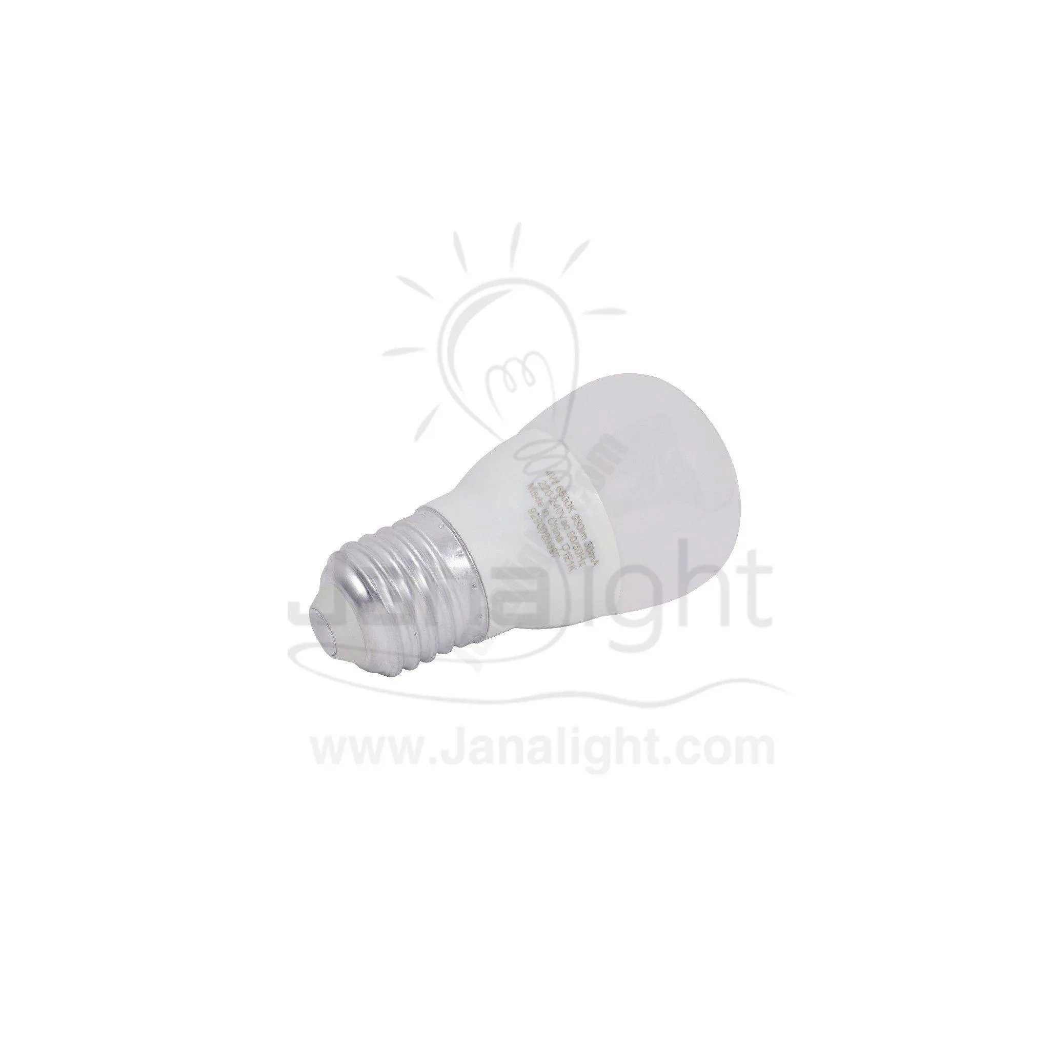 لمبة بولة لد 4 وات MyCare ابيض مسنفرة فيليبس Philips LED bulb 4 watt white